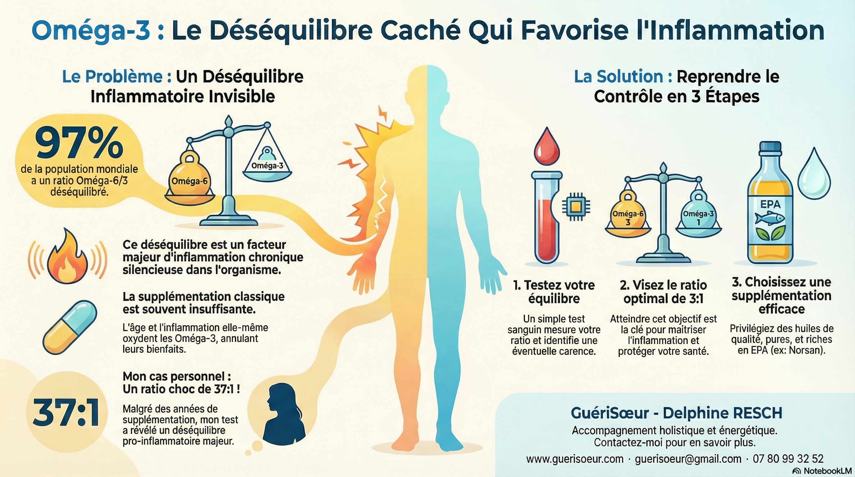 infographie omega 3